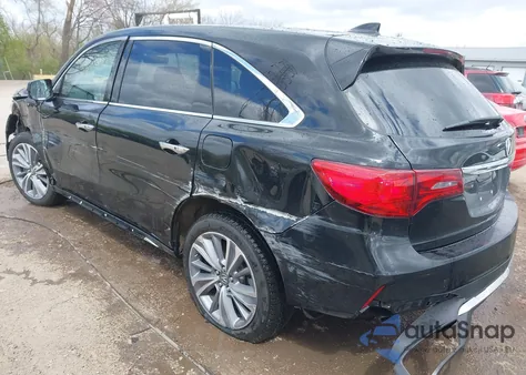 2017 Acura Mdx Technology из США, поврежденный, VIN 5J8YD4H58HL001195